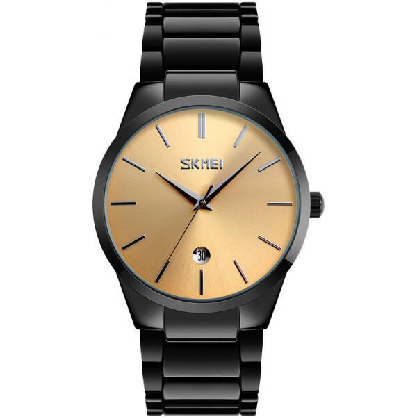 Moment Beauty Fashion Men's Brand Watch Waterproof Korean Style Trendy Steel Band Quartz Watch