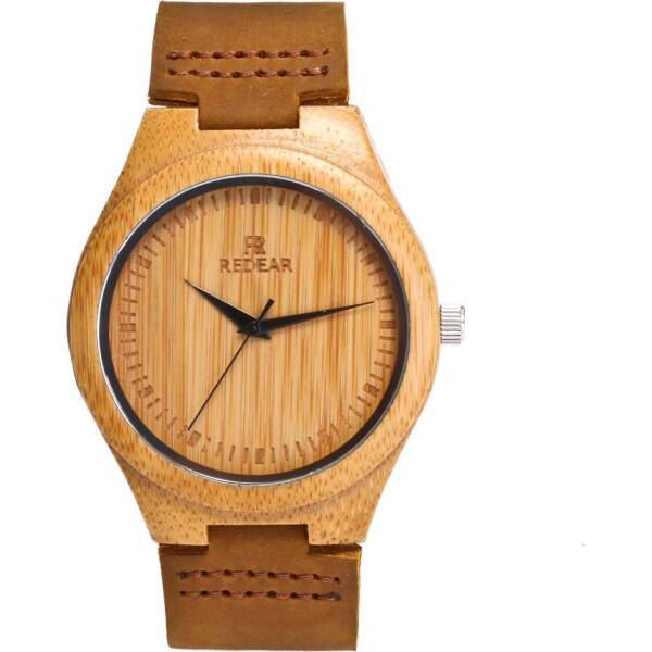 Bamboo quartz watch