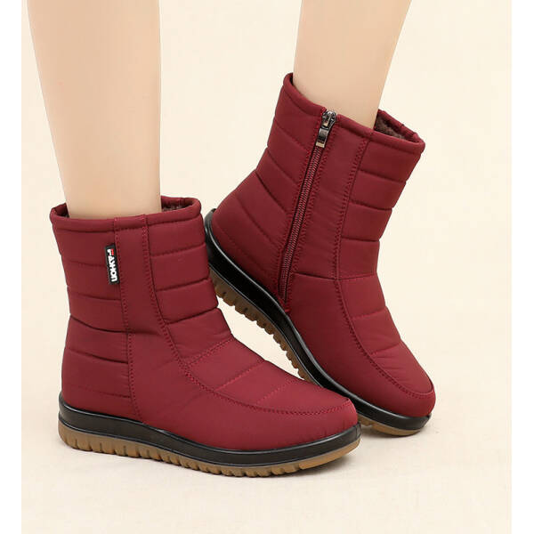 Warm Waterproof And Anti-slip Snow Boots