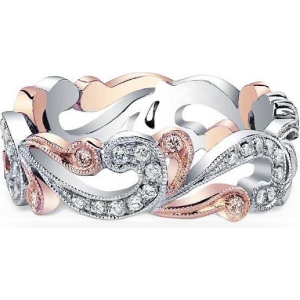 New creative minimalism dragons dragon European and American flowers ring engagement ring hand jewelry