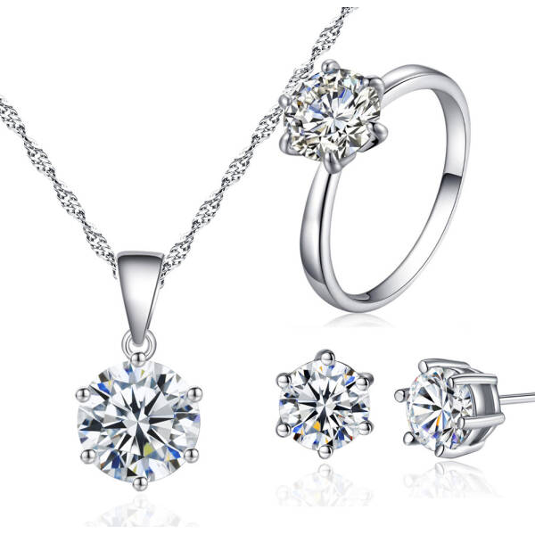 Korean Fashion Bridal Wedding Jewelry Set